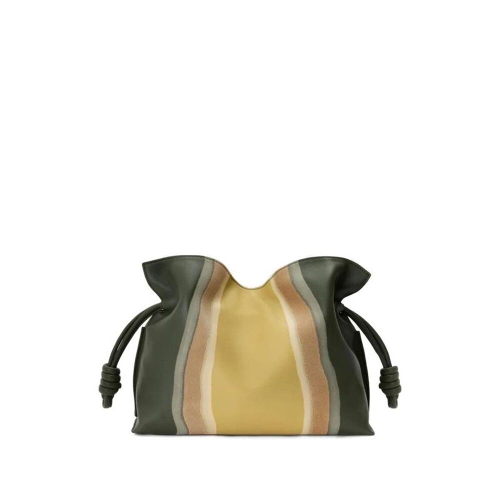 Loewe Women Flamenco Landscape Medium Leather Clutch - Picture 3 of 7